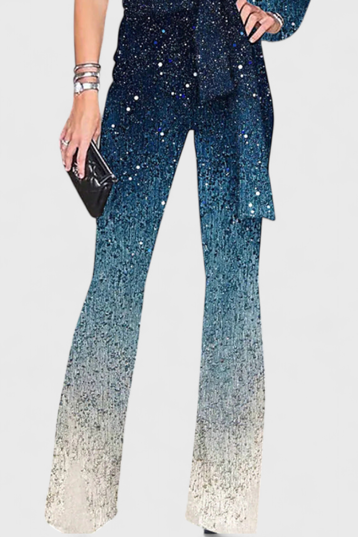 Cintia | Asymetrický dámský overal s degradovanými lesky