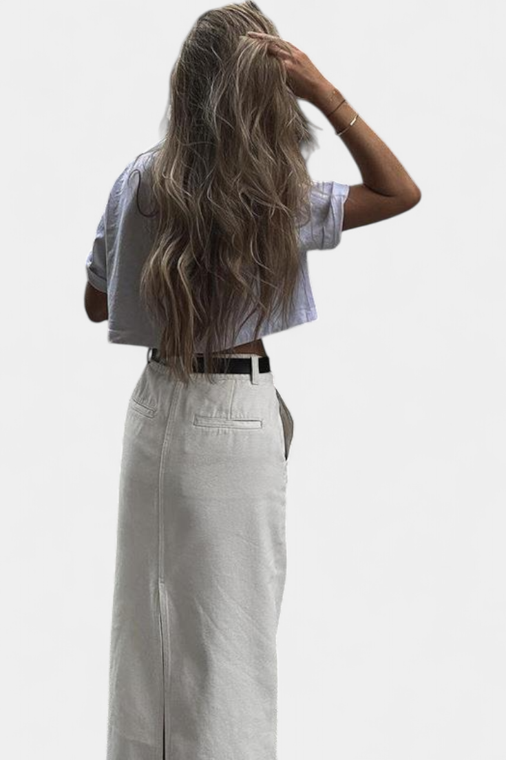 Yenifer | Maxi sukně s pařížským rozparkem