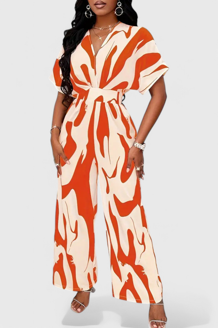 Zahara | Dámský overal Abstracto s nastavitelným pasem