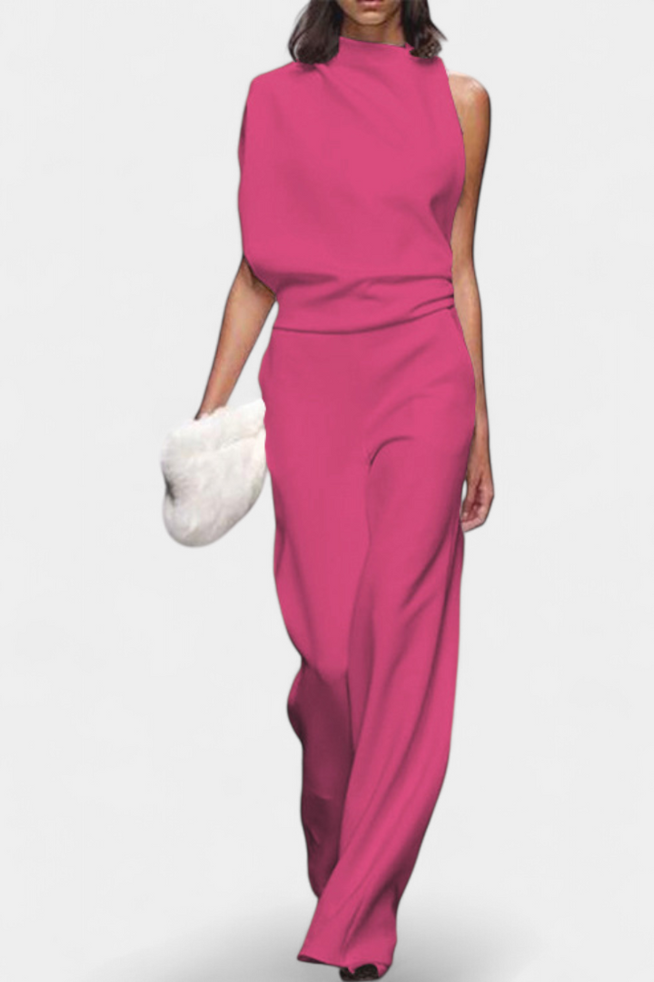 Etta | Asymetrický overal s volnými nohavicemi