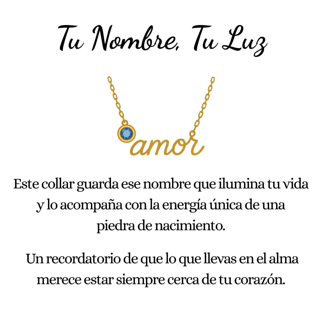 Náhrdelník Tvé Jméno, Tvé Světlo