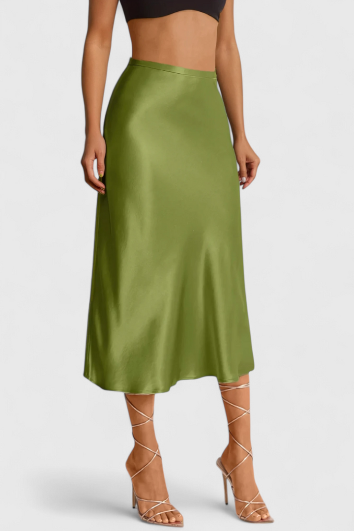 Maxima | Midi sukně s vysokým pasem