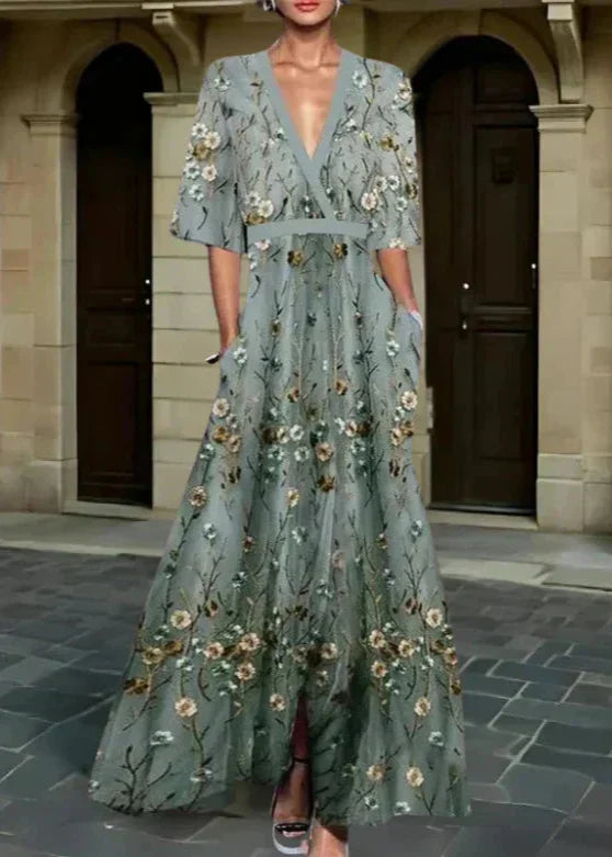 Romi | Elegantní maxi květinové šaty