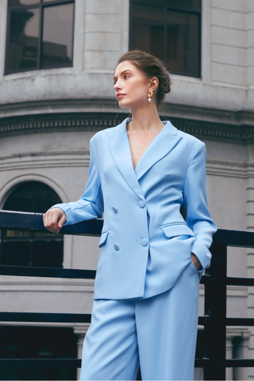 Julia | Městský kostým s blazerem a kalhotami regular fit