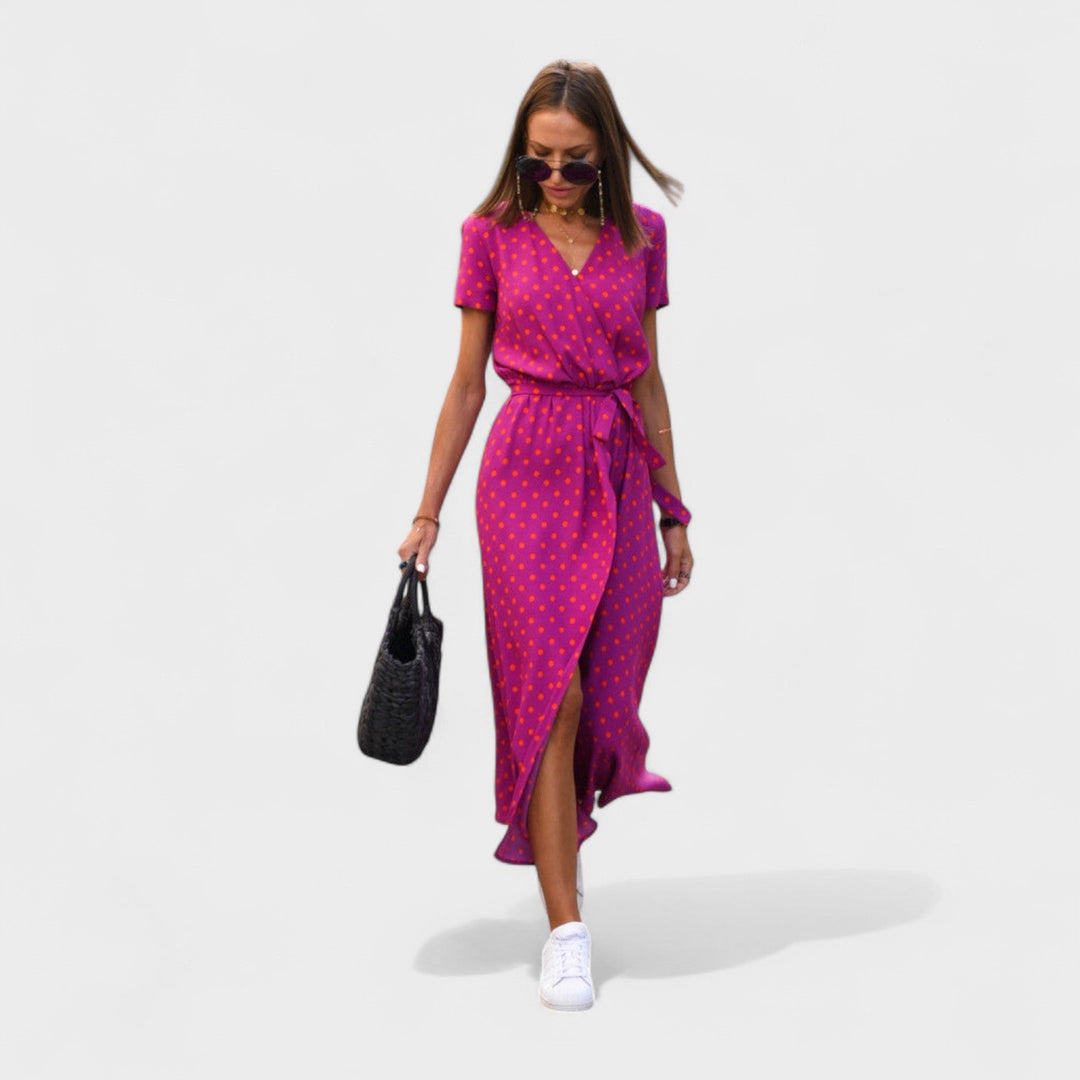 Růžová Lirio Šaty - Boho Chic Styl