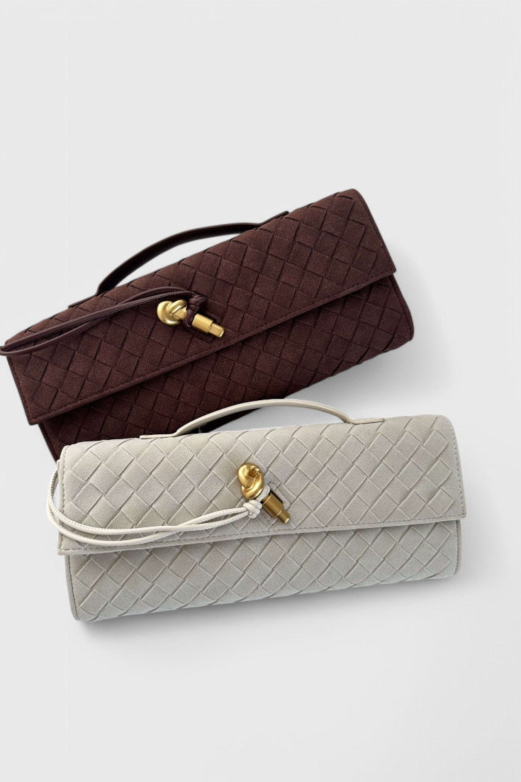 Melanie Klasická Suede Taška přes rameno