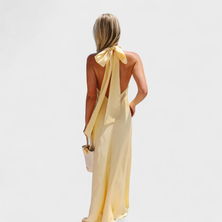 Martina - Šaty s saténovou mašlí