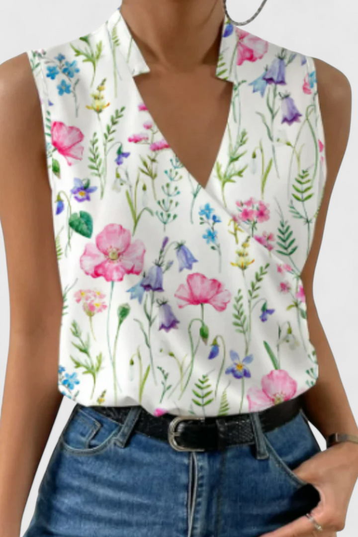 Maria | Letní Top s V výstřihem