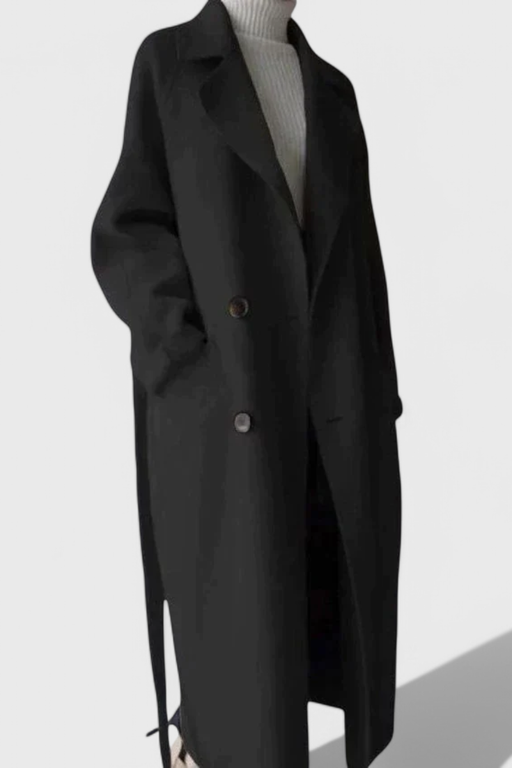 Clara - Dlouhý Vlněný Kabát