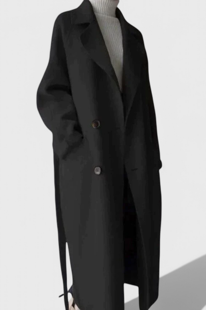 Clara - Dlouhý Vlněný Kabát