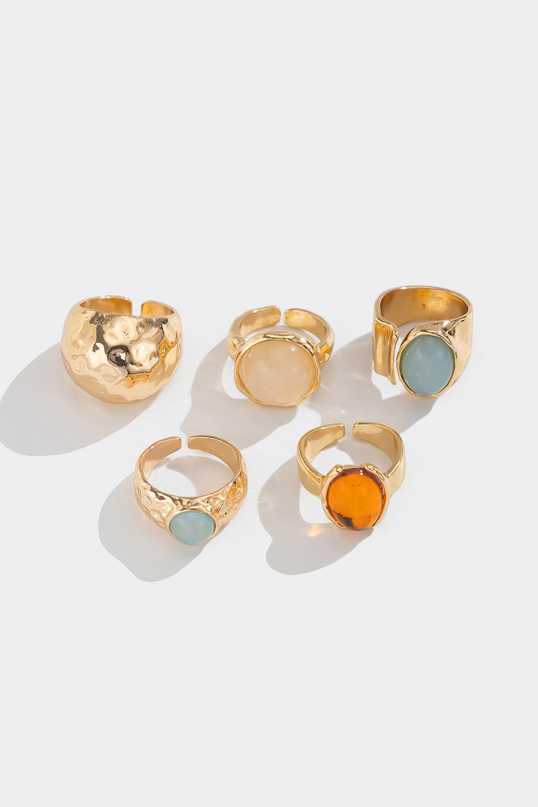 Otevřený prstenový set se strass