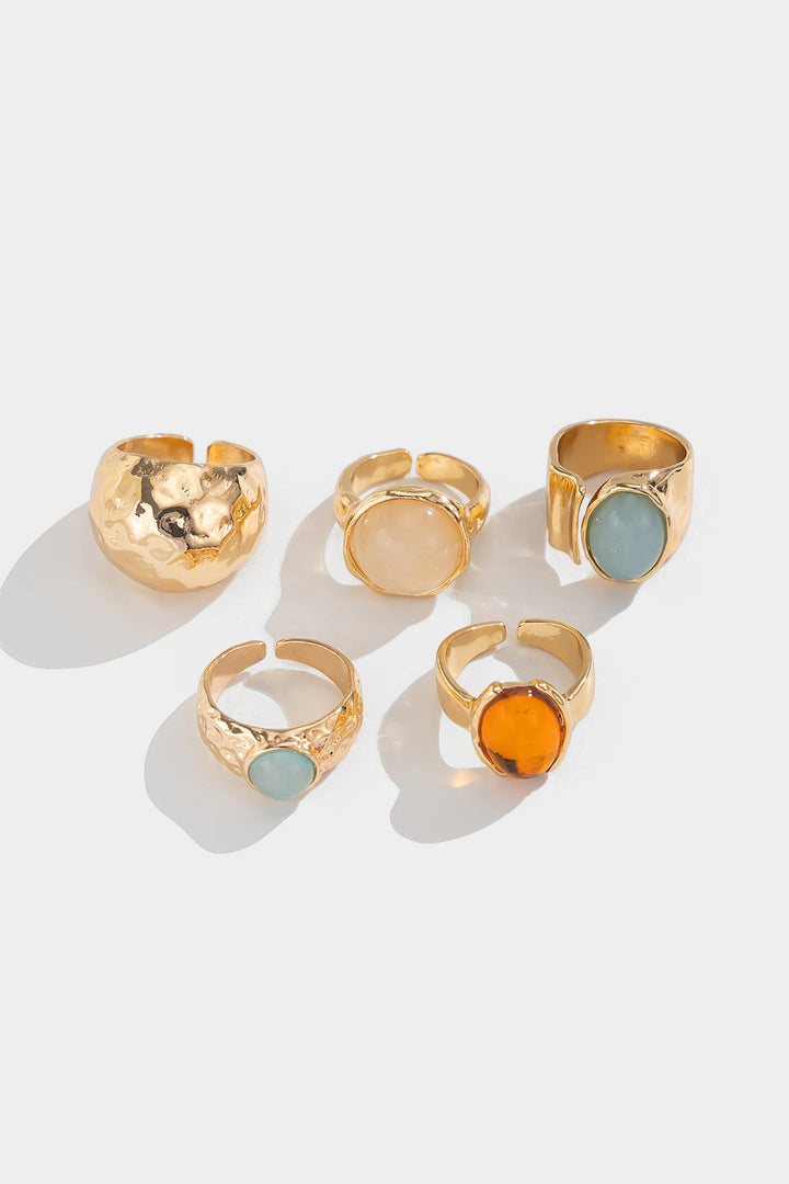 Otevřený prstenový set se strass