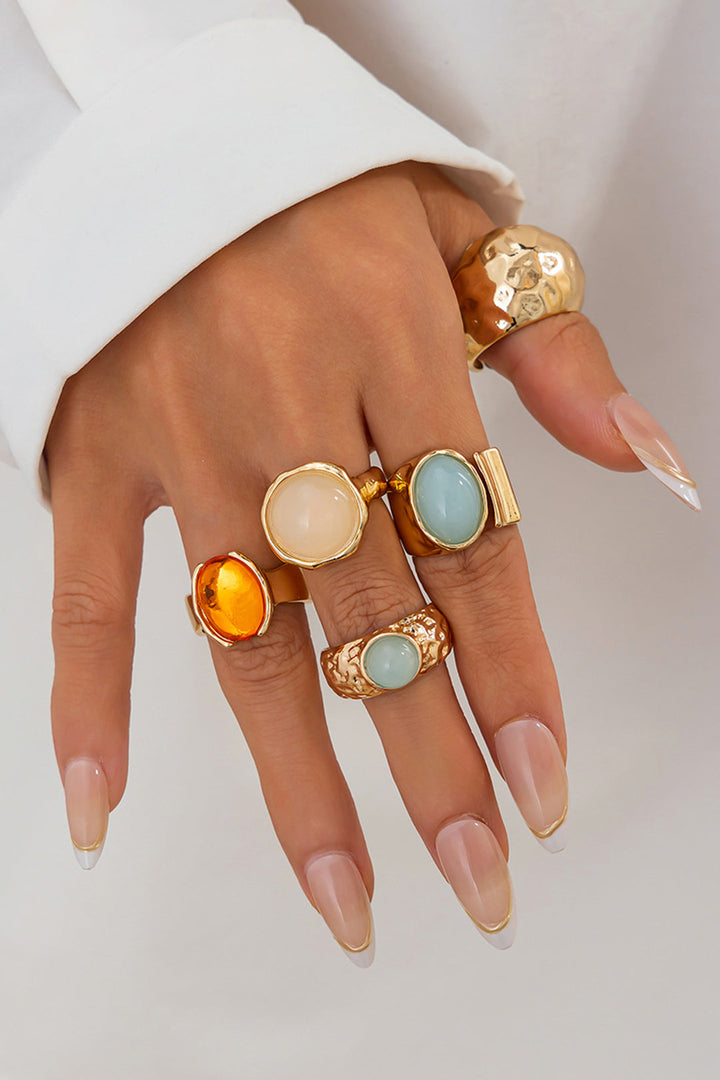 Otevřený prstenový set se strass