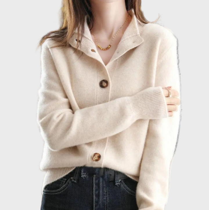 Elegantní a Pohodlný Pletený Žaket