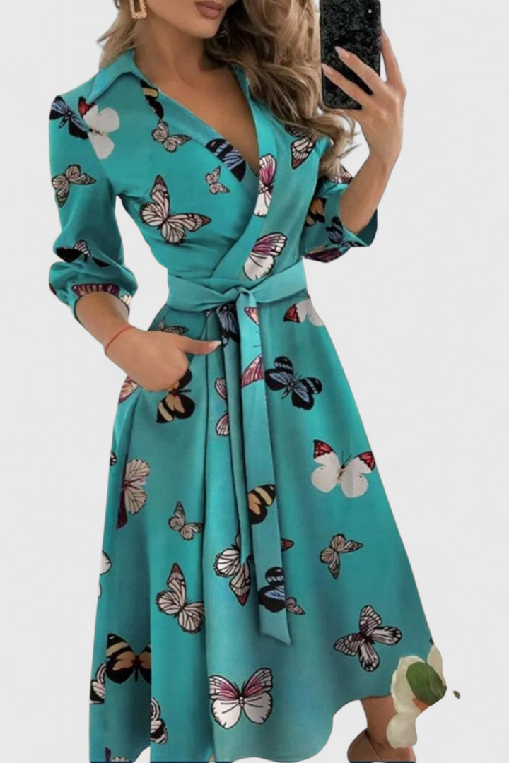 Nadja | Elegantní Midi Šaty