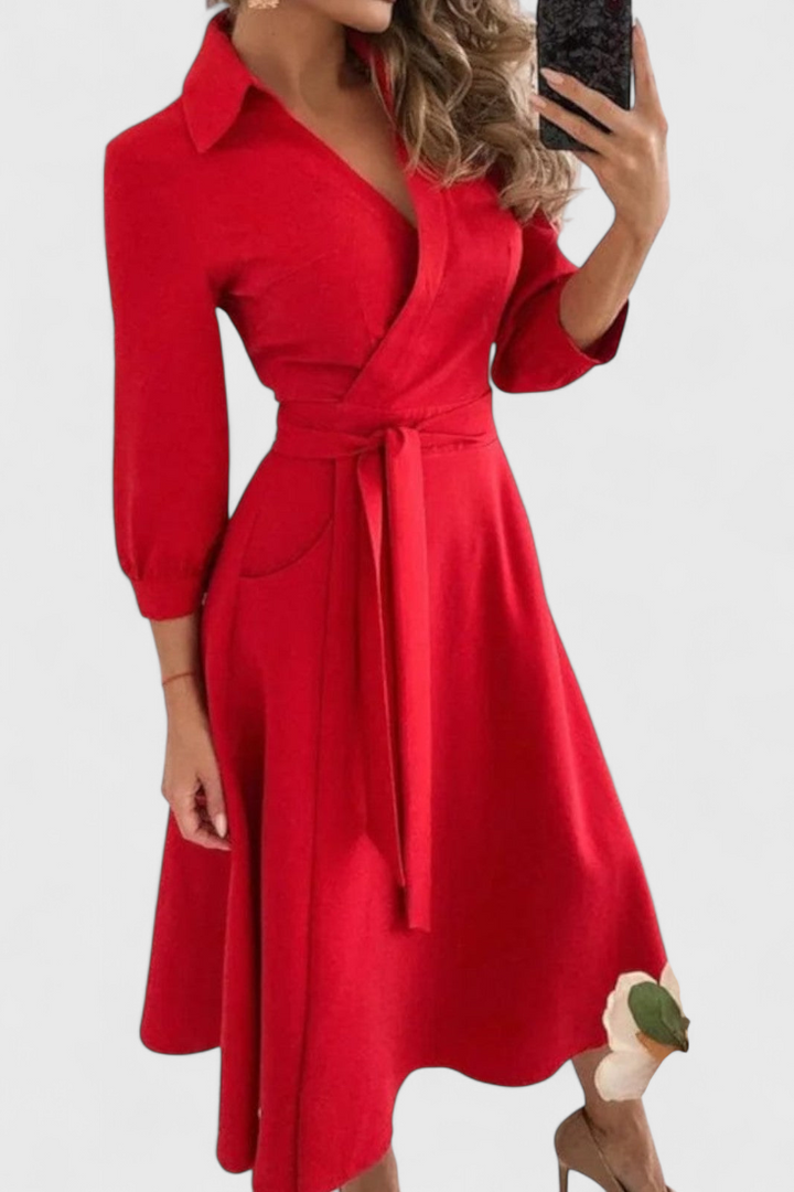 Nadja | Elegantní Midi Šaty