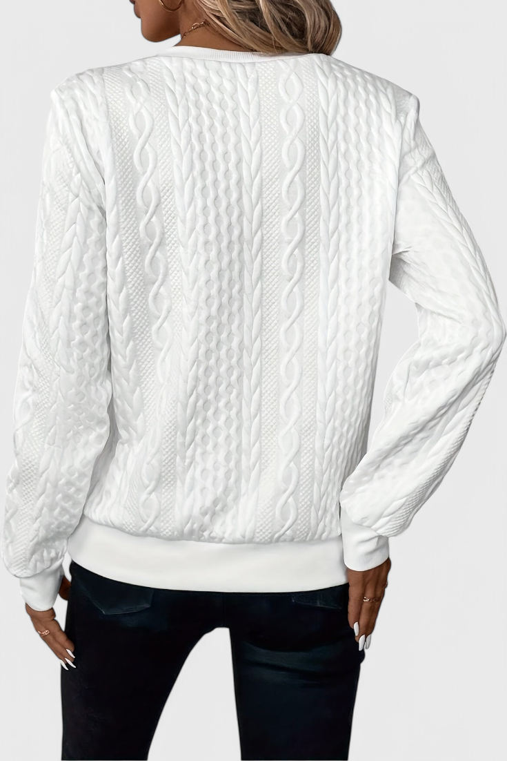 Zoey | Měkký pletený svetr se zipem