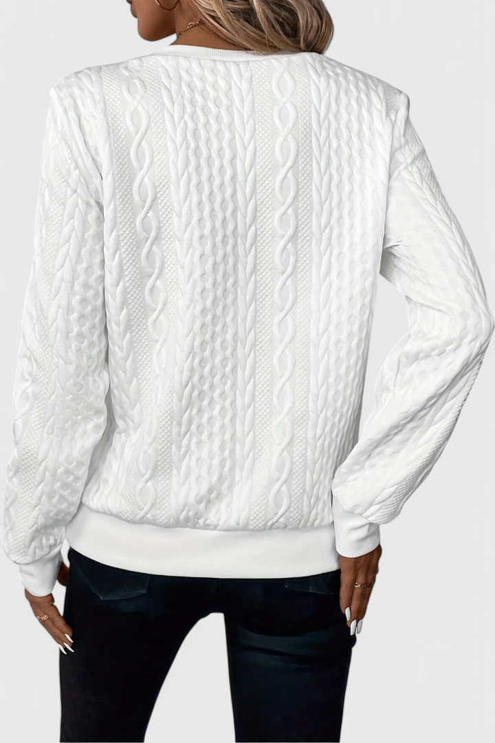 Zoey | Měkký pletený svetr se zipem