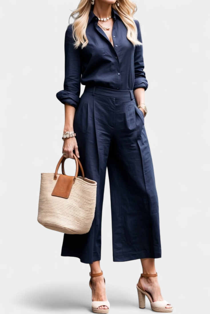 Sabrina | Sady volných košil a capri kalhot