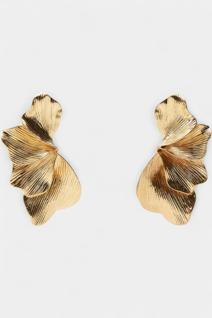 Metalické Texturované Listové Přívěsky