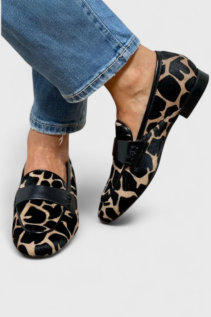 Luisa - Kožené Mokasíny s Nízkým Podpatkem a Exkluzivním Designem