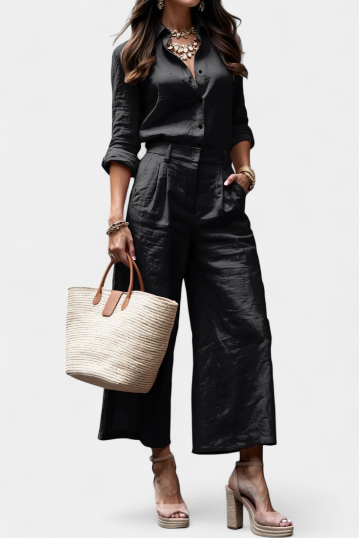 Sabrina | Sady volných košil a capri kalhot