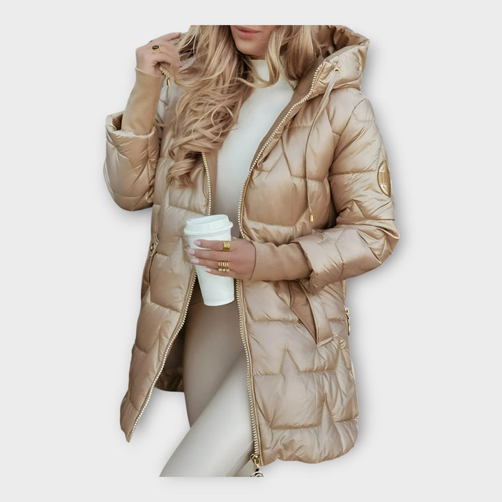 Pohodlná bunda s kapucí