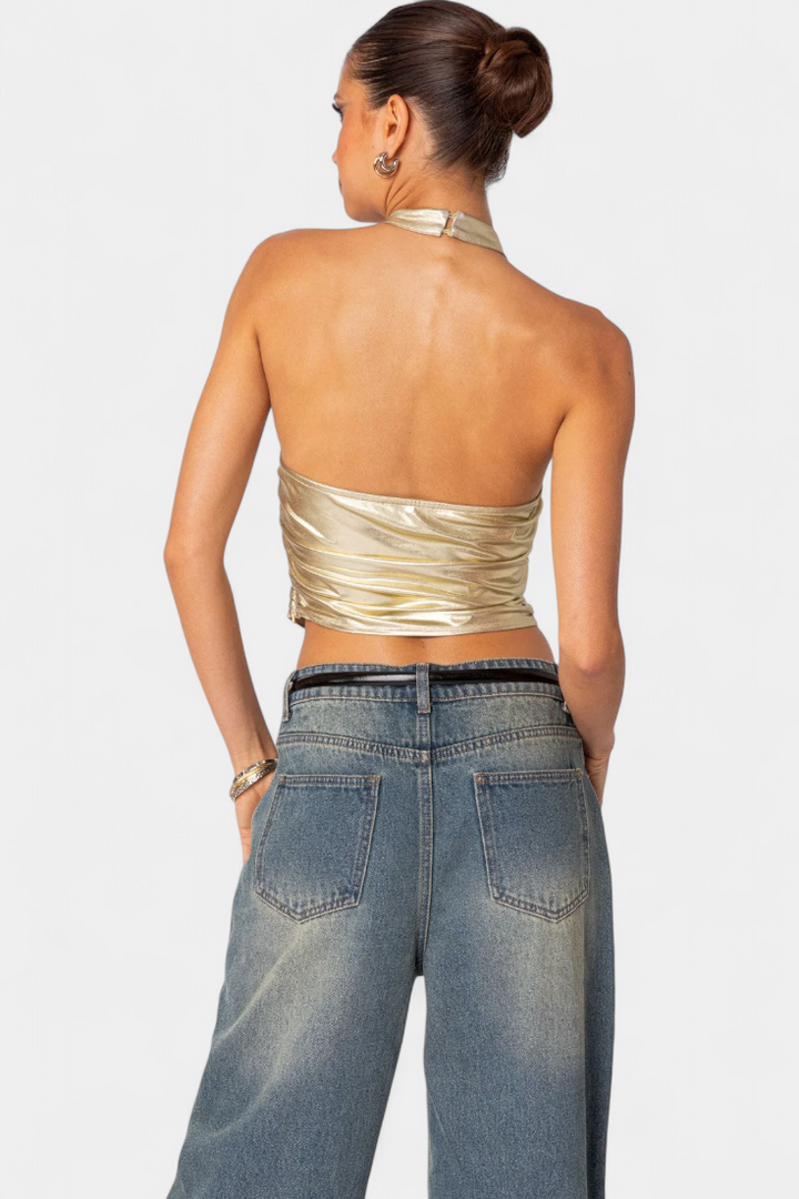 Anna | Top Halter Metalický Karter