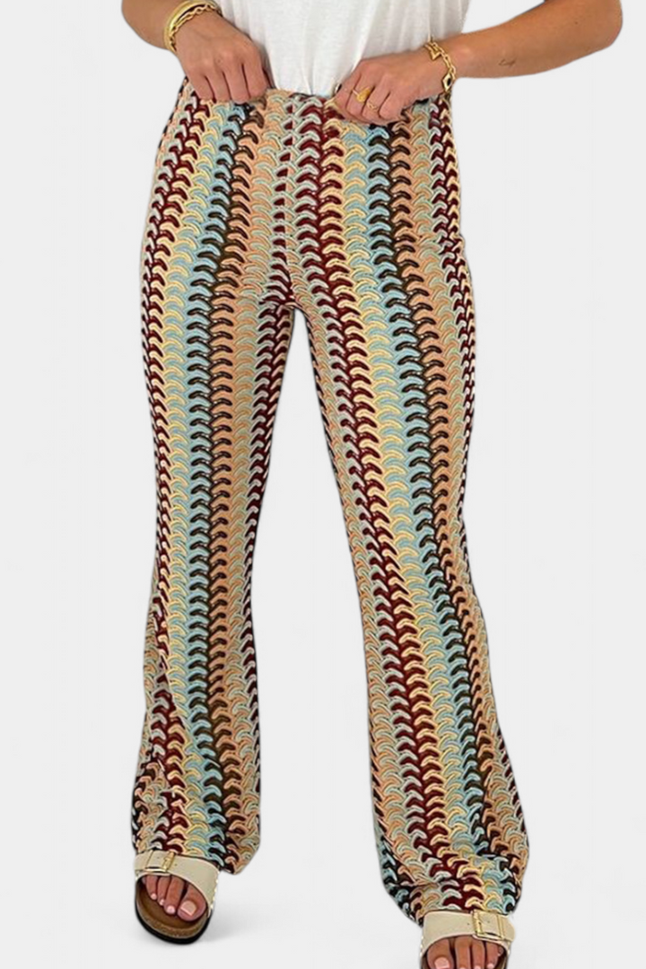 Carlie | Retro Stylové Kalhoty