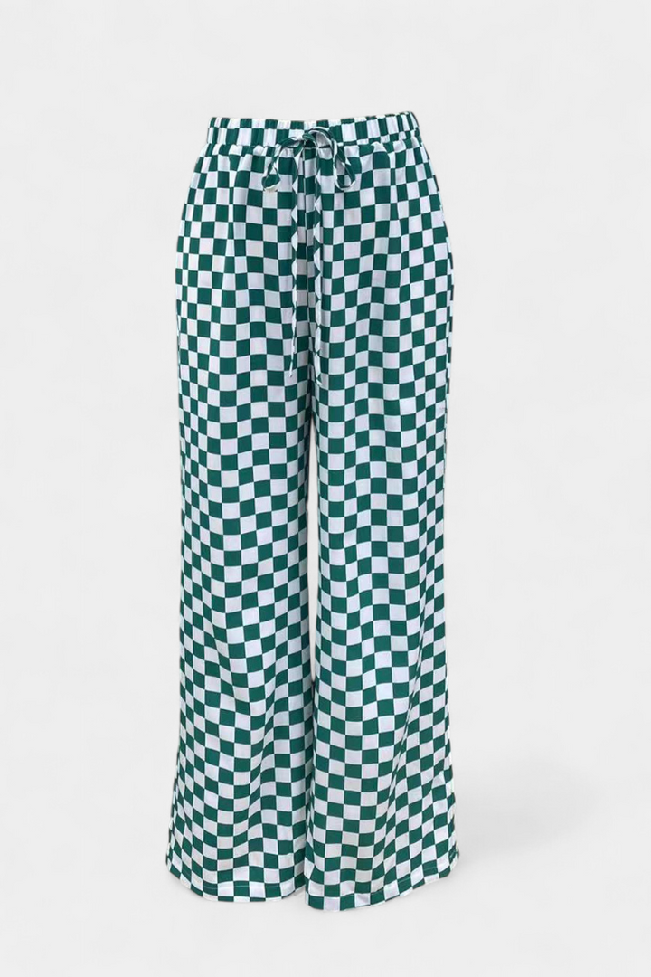 Hilaria | Široké kalhoty s potiskem