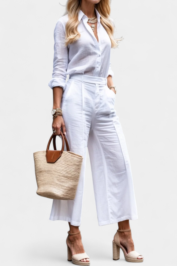 Sabrina | Sady volných košil a capri kalhot