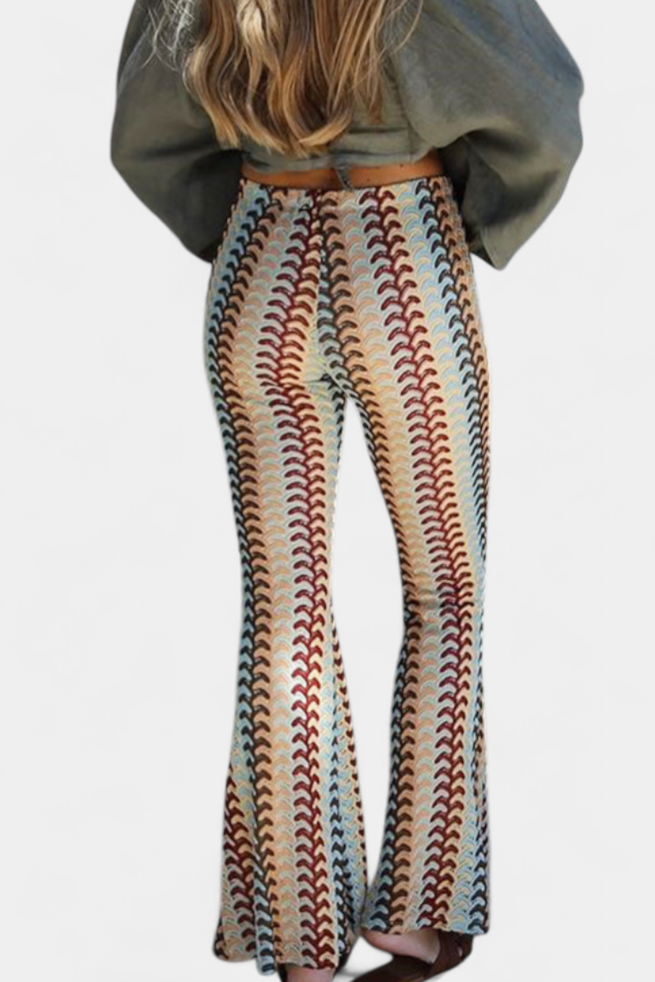 Carlie | Retro Stylové Kalhoty