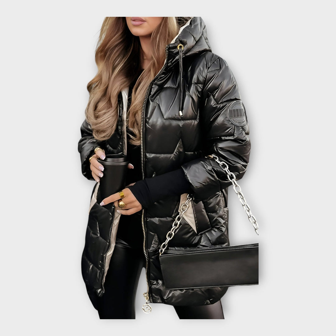 Pohodlná bunda s kapucí