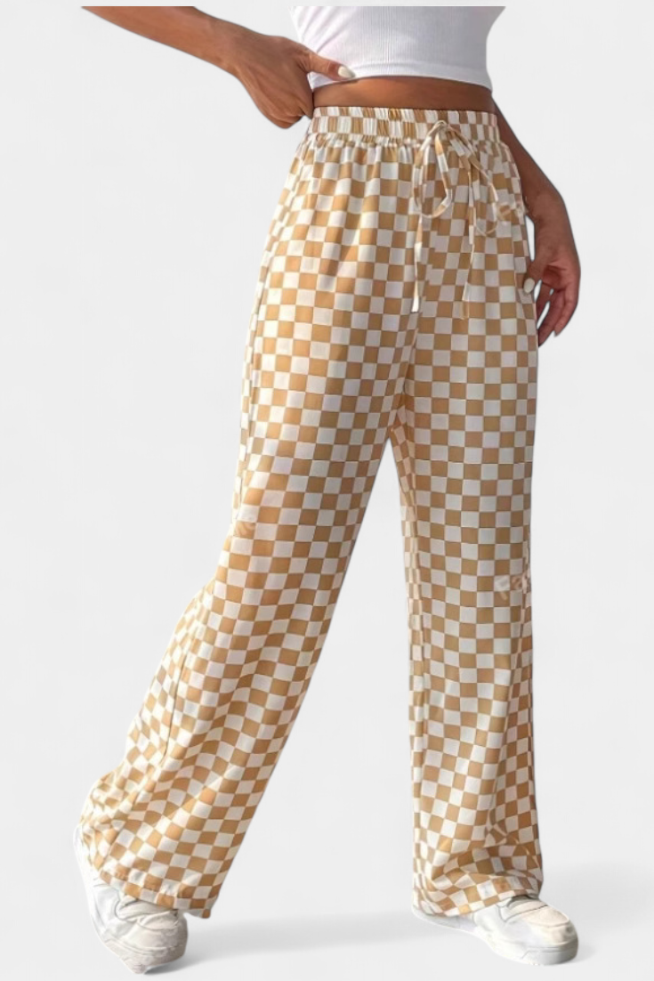 Hilaria | Široké kalhoty s potiskem