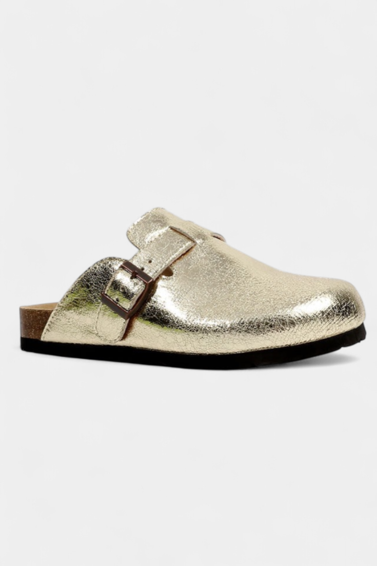 Lucia - Unisex Suede Pantofle s Nastavitelnou Přezkou