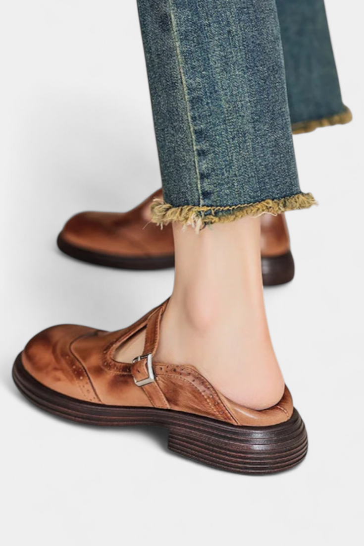 Pernille - Elegantní a Komfortní Mary Janes Obuv