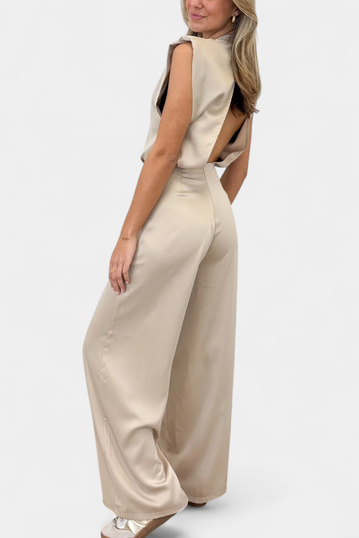 Francis | Dámský overal s volným střihem a odhaleným zadním dílem