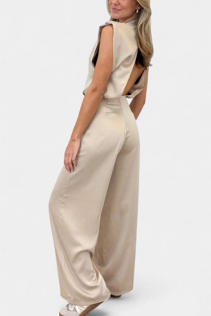 Francis | Dámský overal s volným střihem a odhaleným zadním dílem