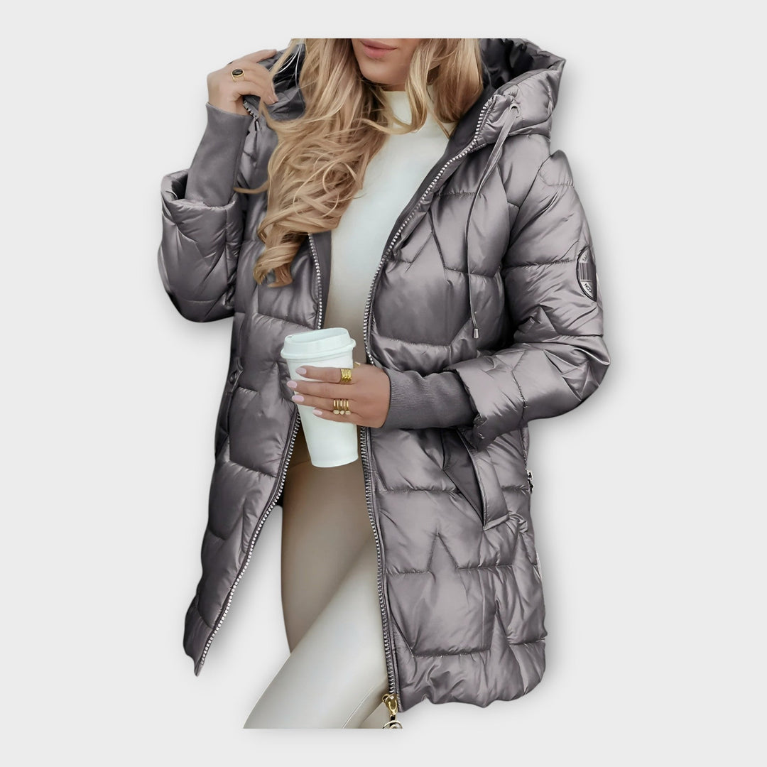 Pohodlná bunda s kapucí