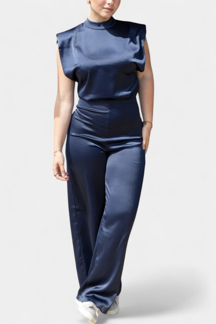 Francis | Dámský overal s volným střihem a odhaleným zadním dílem