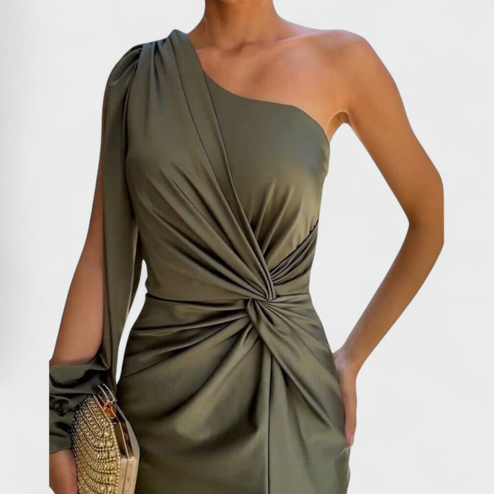 Kelly | Asymetrické večerní šaty