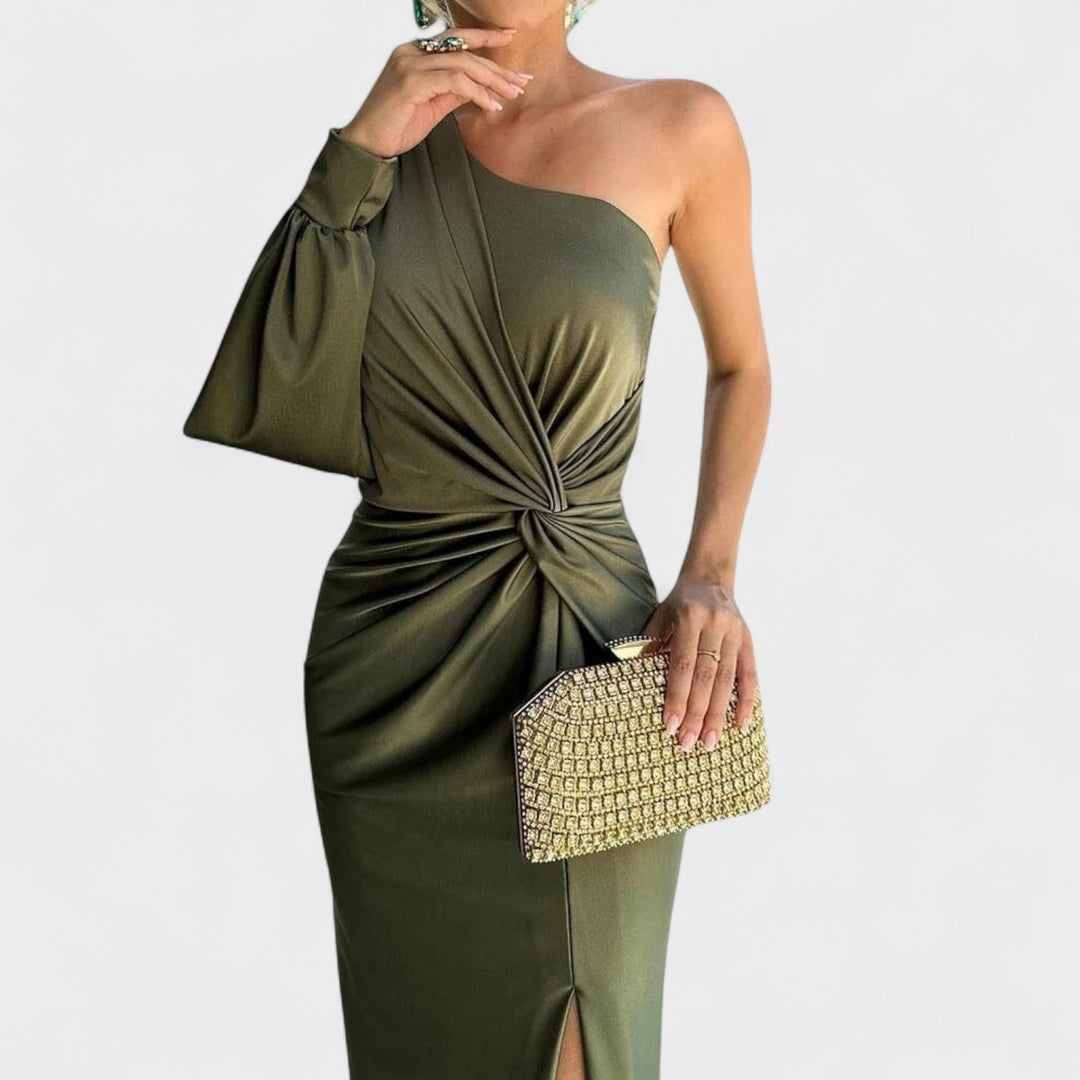 Kelly | Asymetrické večerní šaty