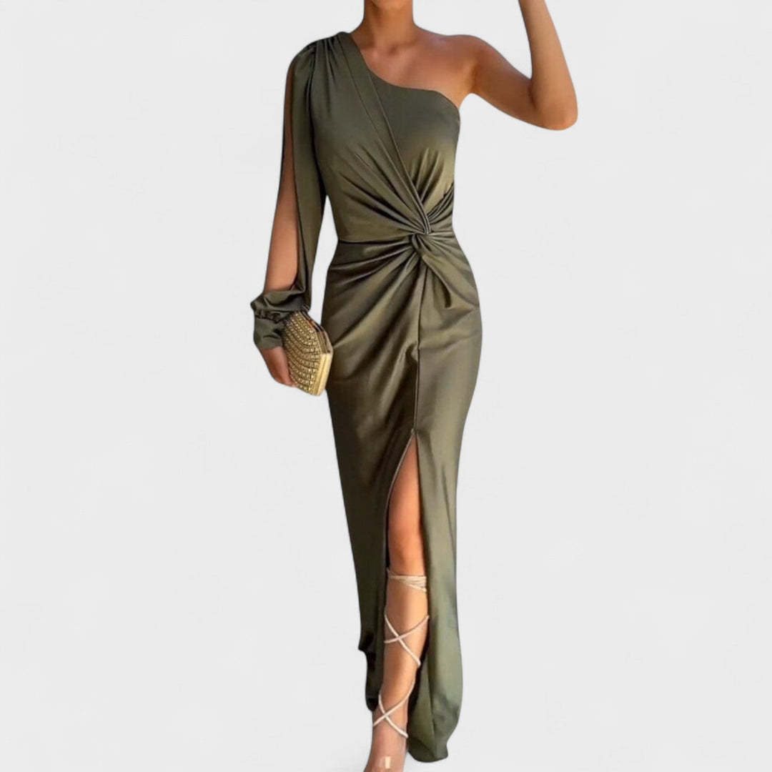 Kelly | Asymetrické večerní šaty