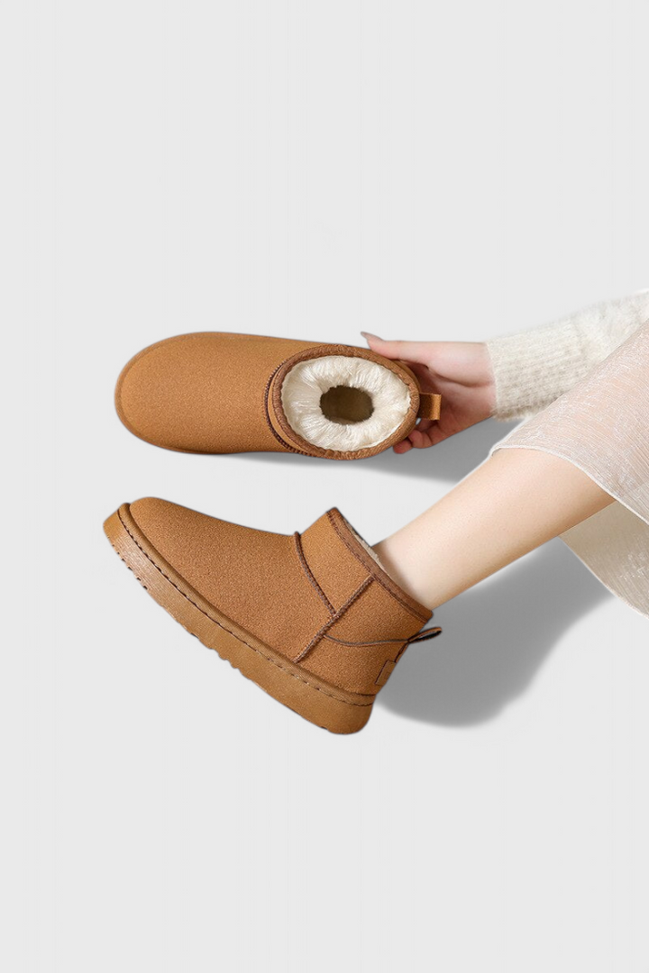 Serena | Kozačky s podšívkou z ovčí kůže