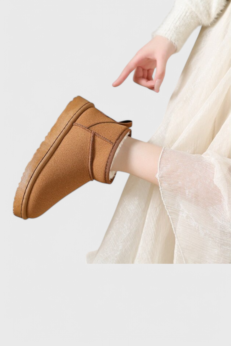 Serena | Kozačky s podšívkou z ovčí kůže