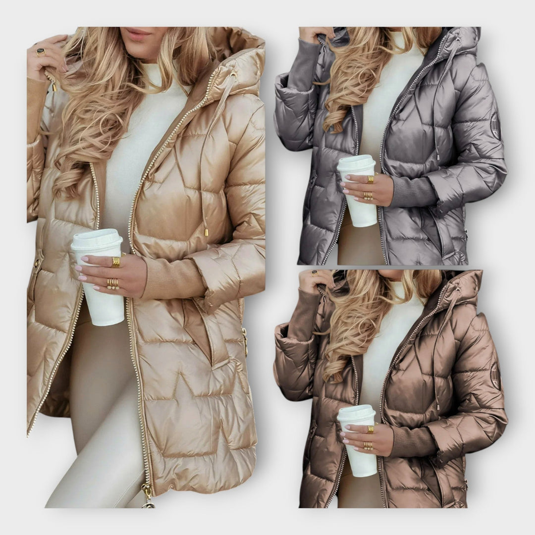 Pohodlná bunda s kapucí